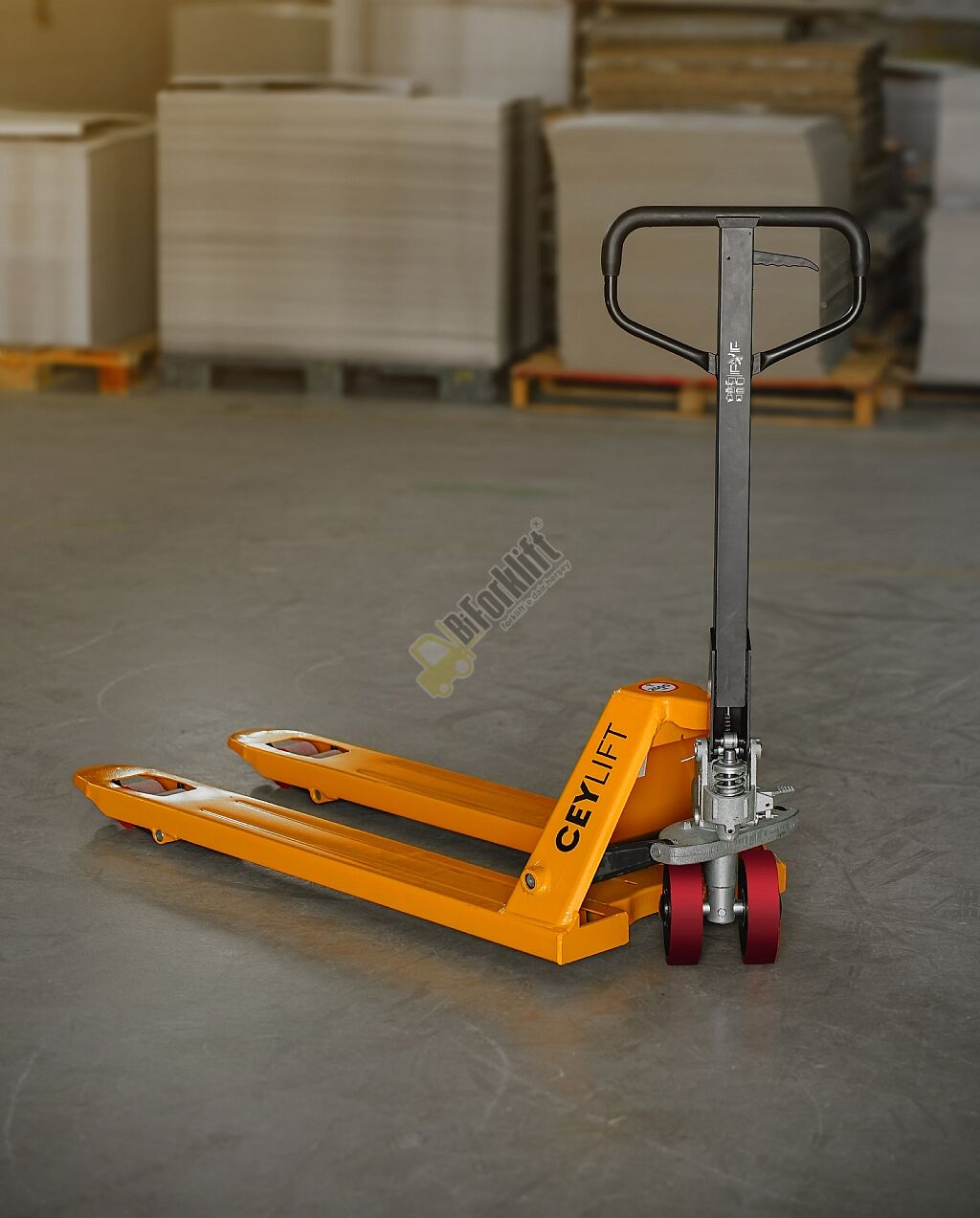 2.5 Ton Manuel Transpalet - Beyaz Nylon Teker