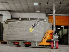 3 Ton Manuel Transpalet - Beyaz Nylon Teker