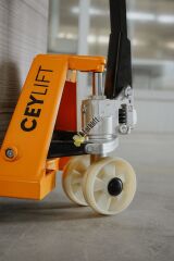 3 Ton Manuel Transpalet - Beyaz Nylon Teker