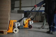 3 Ton Manuel Transpalet - Beyaz Nylon Teker