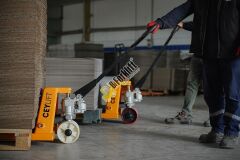 3 Ton Manuel Transpalet - Beyaz Nylon Teker