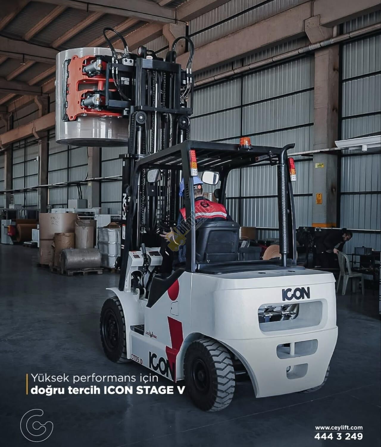 ICON 3.5 TON DİZEL FORKLİFT | 3.30 ASANSÖR
